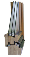 Profil dreveného okna